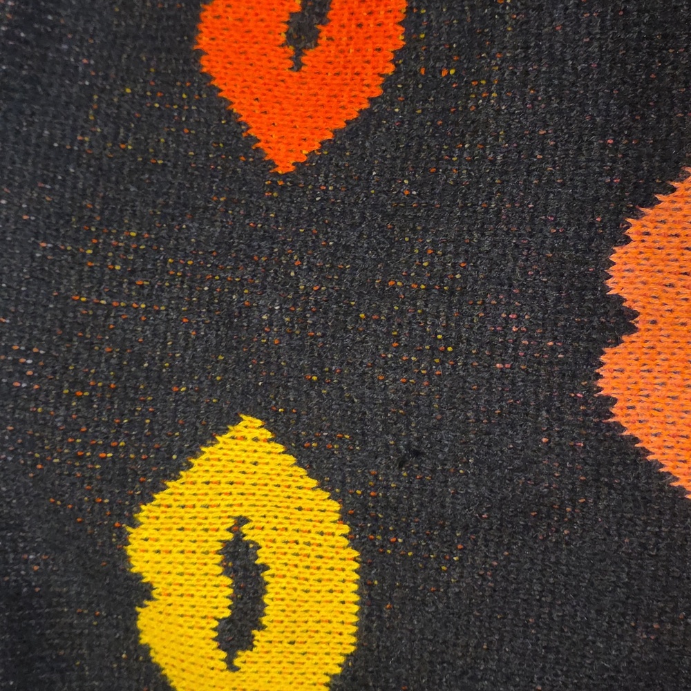 Torrid Drop Shoulder Cardigan - Acrylic Lips Black - Picture 4 of 4